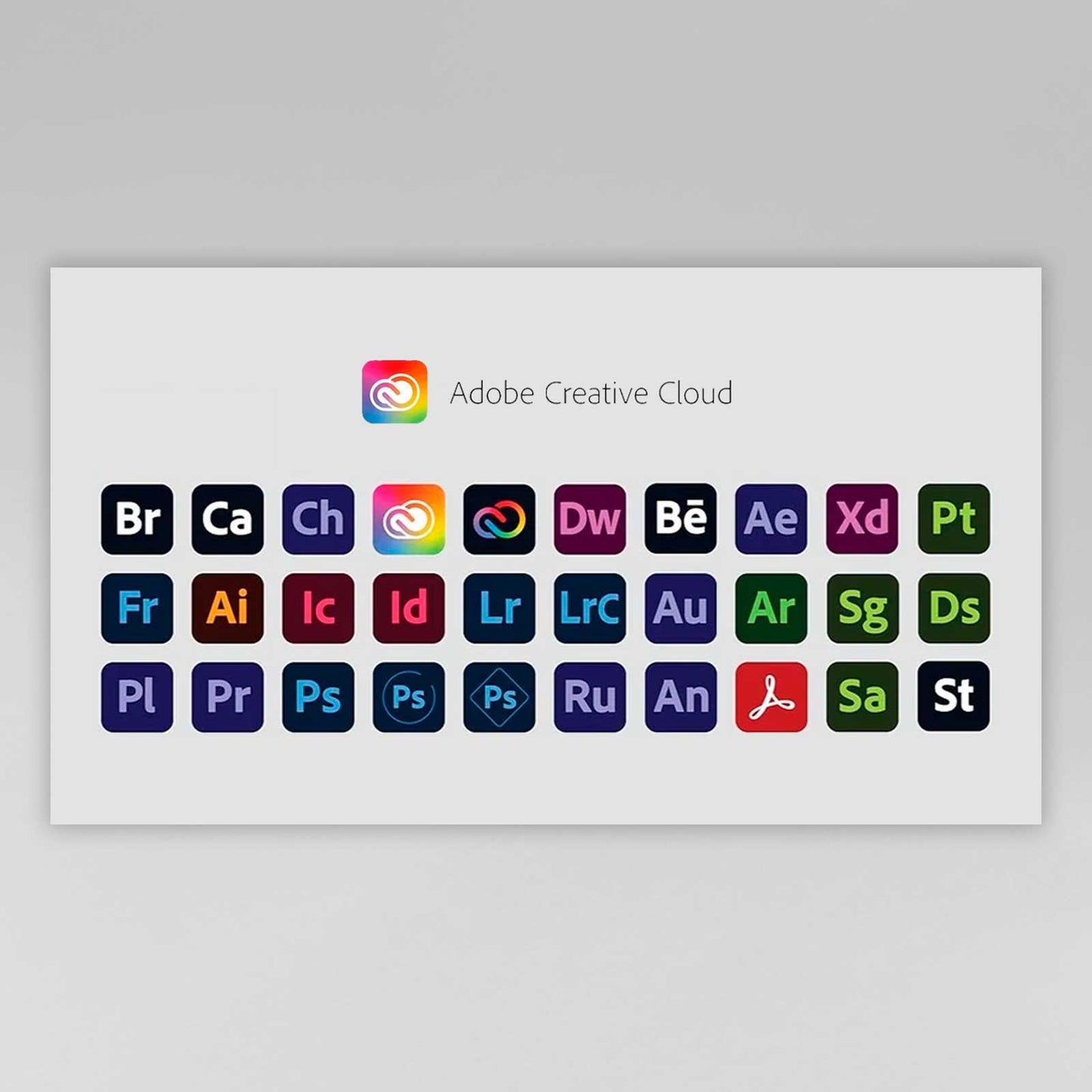 Adobe Creative Cloud - Todos os Apps