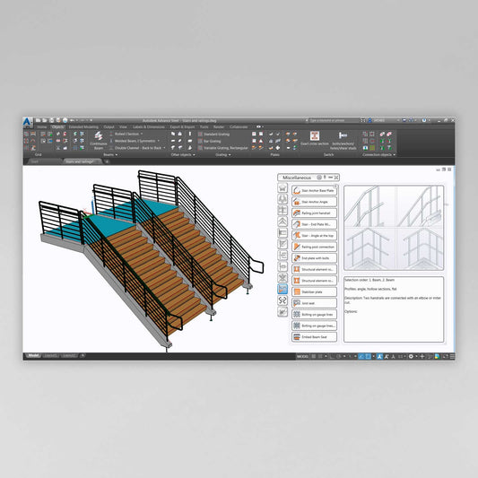 Autodesk Advance Steel - Licença 12 ou 36 Meses