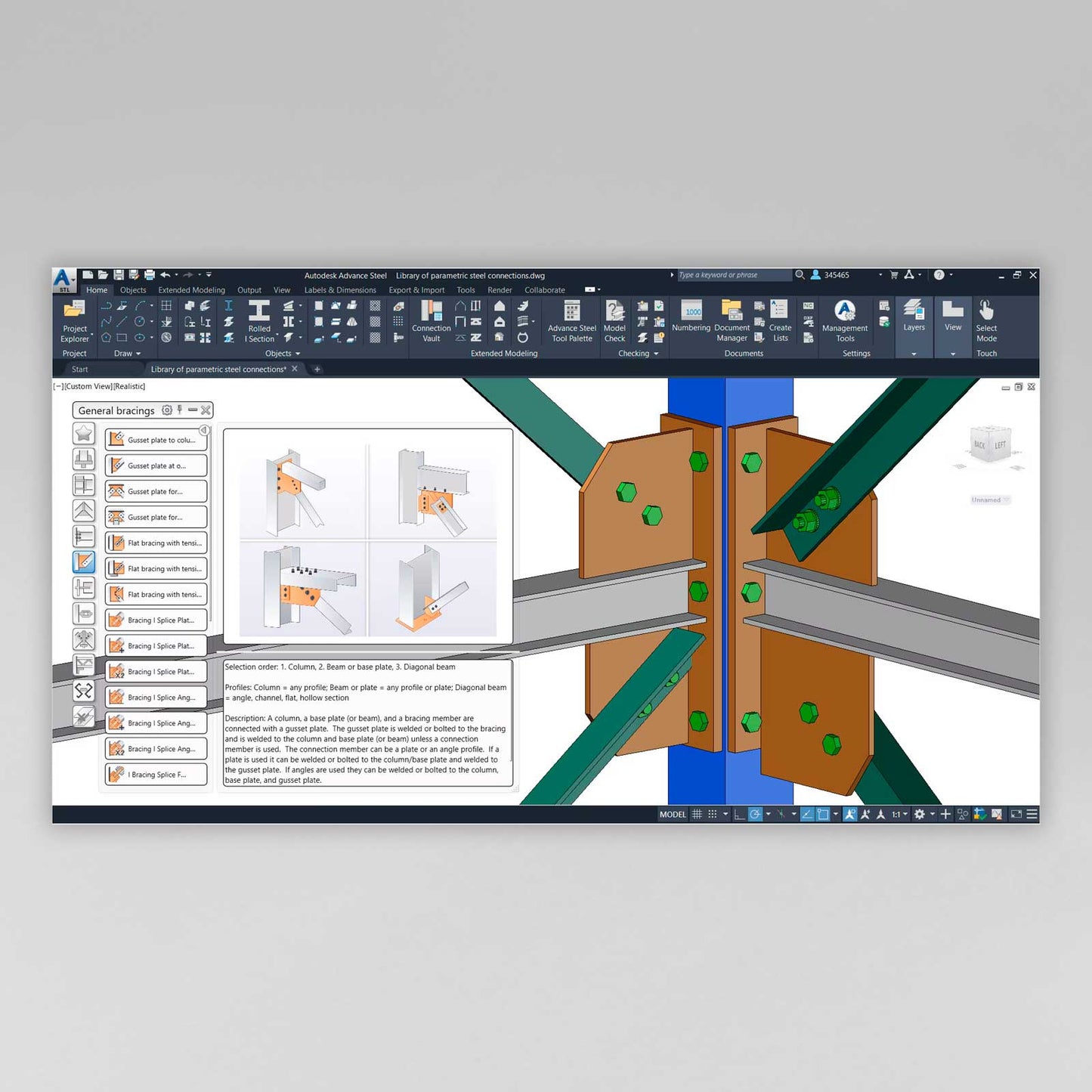 Autodesk Advance Steel - Licença 12 ou 36 Meses