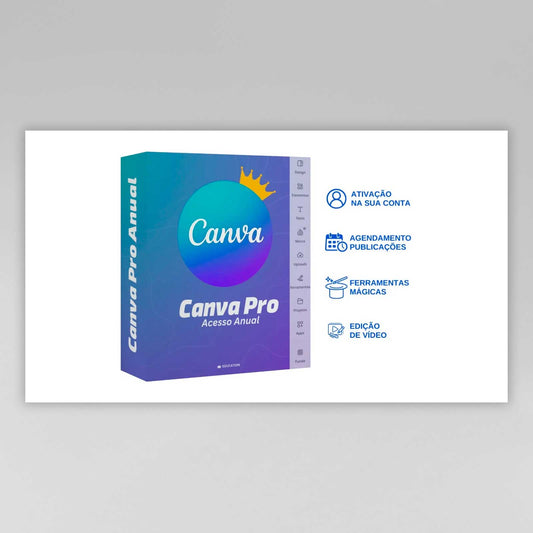 Canva Edu Pro - Licença 12 Meses