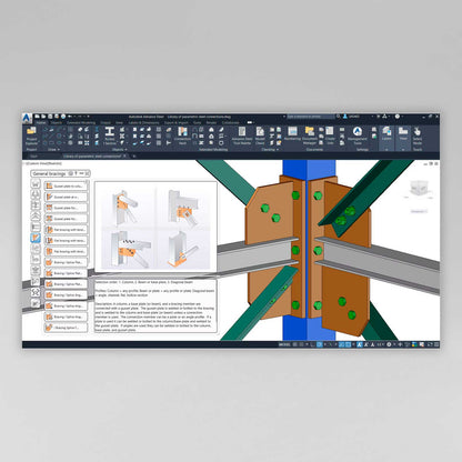 Autodesk Advance Steel - Licença 12 ou 36 Meses