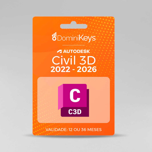 Autodesk Civil 3D - Licença 12 ou 36 Meses