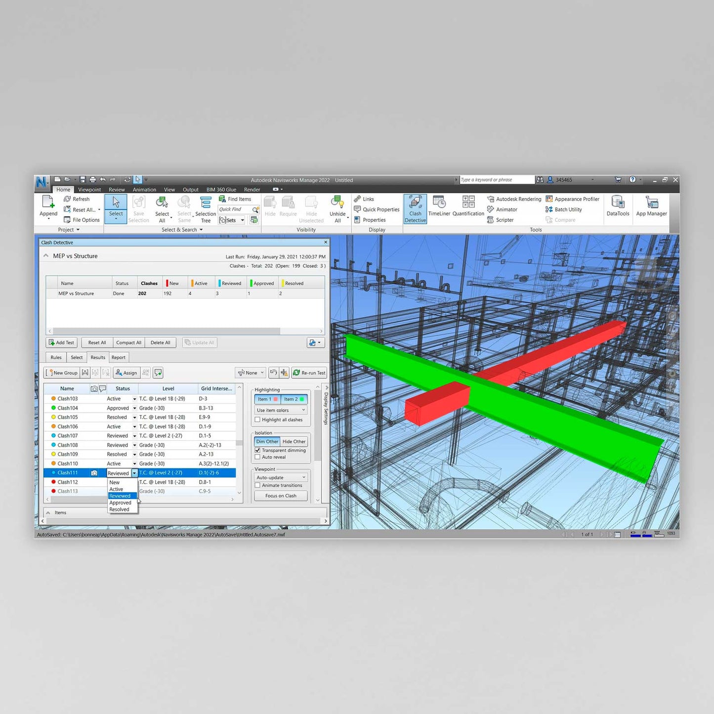Autodesk Navisworks Manage - Licença 12 ou 36 Meses